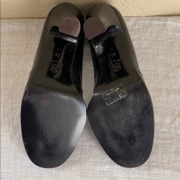 Gama Studio Heels - Black Leather - Picture 7 of 8